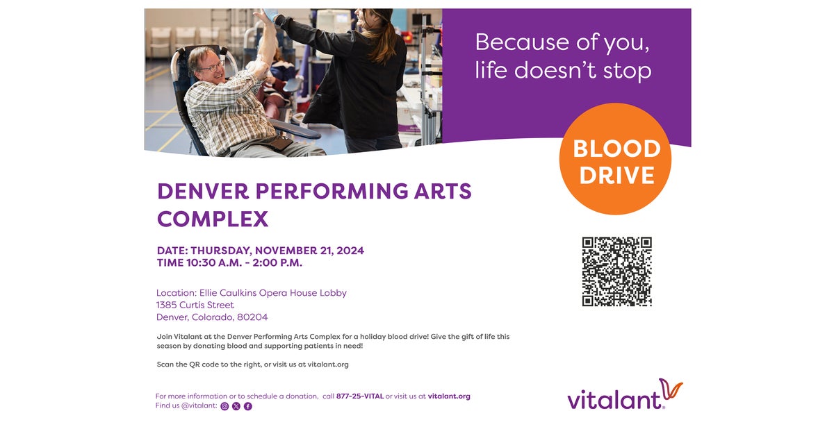 Vitalant Holiday Blood Drive