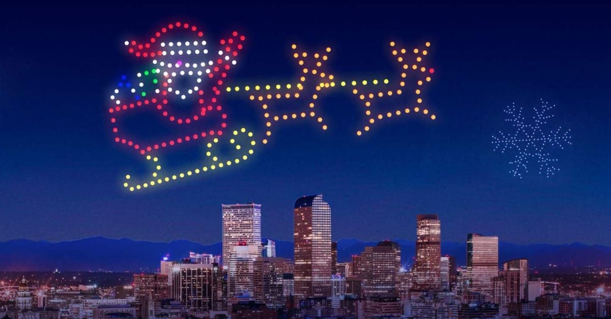 Mile High Holidays Drone Show Viewing